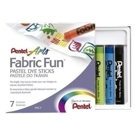 CERAS PENTEL TEXTIL PASTEL CAJA 7