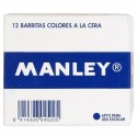 ESTUCHE 12 CERAS MANLEY MNC04920 VERDE INTENSO