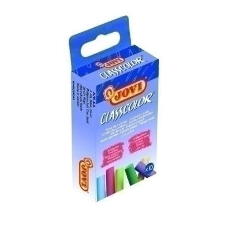 TIZAS DE COLORES JOVI ESTUCHE DE 10