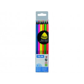 MIL BLISTER 6 LÁPICES COLOR FLUOR 752306