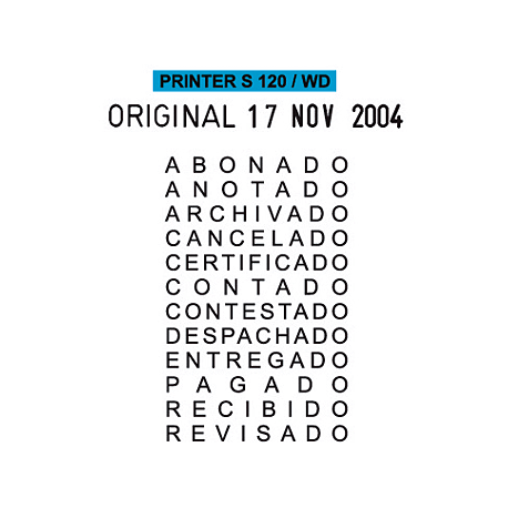COP FORM.FECHADOR S-120 WD S100.S120WD.1