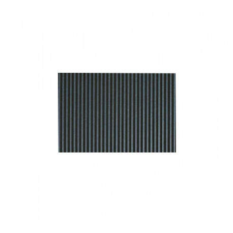 B. 5H GOMA EVA FIXO 40X60 CORRUGADA NEGRO