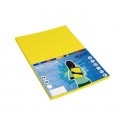 PAQ. 100H PAPEL FABRISA 80GR A4 AMARILLO FUERTE