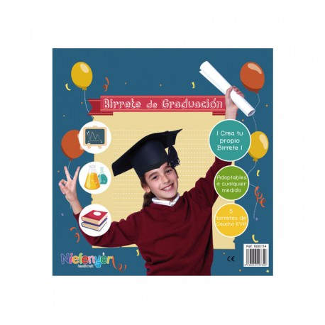 B.5U BIRRETE GRADUACION GOMA EVA NIEFENVER 1600114