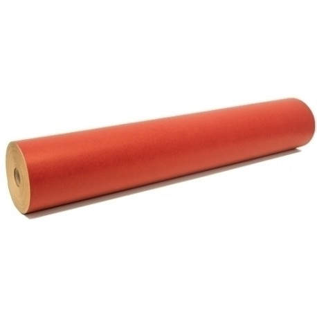 PAPEL EMB.KRAFT BOB.1ª ROJO 62 cm