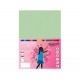 PAQ. 50H CARTULINA FABRISA 180GR A4 VERDE CL