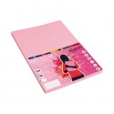 PAQ. 100H PAPEL FABRISA 80GR A4 ROSA CLARO