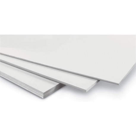 CARTON PLUMA YOSAN BLANCO 3mm 140 x 100 - Pack de 25 unidades