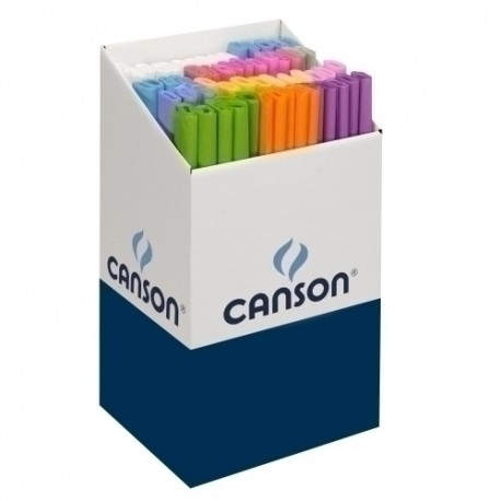 PAPEL CREPE CANSON 40g 0,5x2,5  EXP.60 V