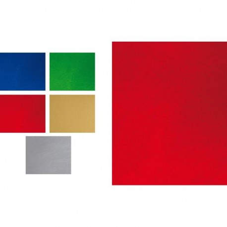 GRAFOPLÁS CARTULINA METALIZADA 50X65 CM VERDE PACK -10U-