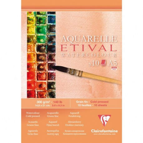 Clairefontaine 96301C Bloc de hojas de papel para bellas artes 10 hojas