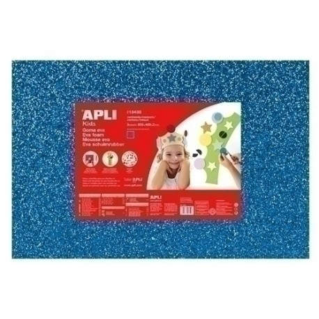 GOMA EVA APLI 40x60 PURPUR. AZ P/3