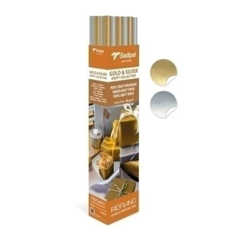 PAPEL EMB.KRAFT SADIP.ORO/PLT.1x3 EXP.25