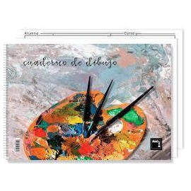 PACSA BLOC DIBUJO ESPIRAL 20 HOJAS 90 GR. RECUADRO 230X330 MM -10U-