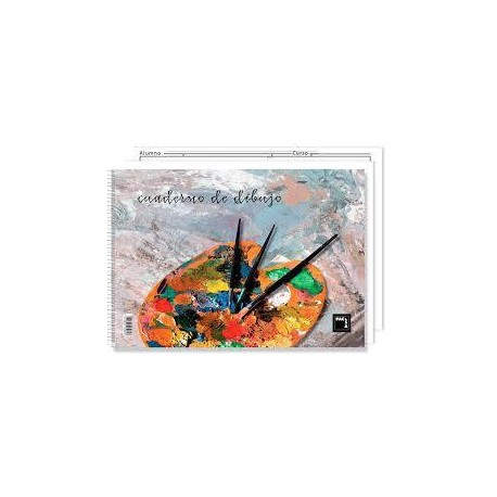 PACSA BLOC DIBUJO ESPIRAL 20 HOJAS 90 GR. RECUADRO 230X330 MM -10U-