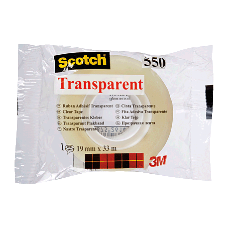 SCO CTA ADH TRANSP. 19MMX33M 5501933E