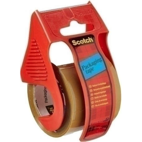 CINTA EMB.SCOTCH 20x50 c/DISPENS.MARRON
