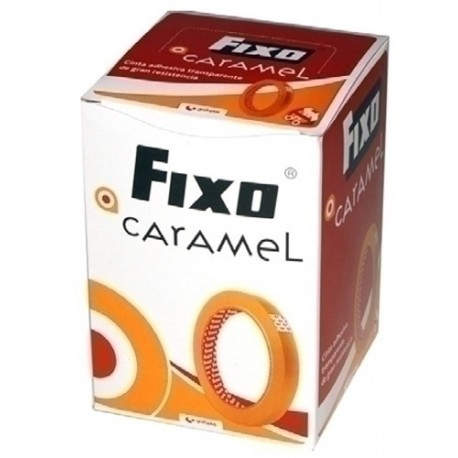 CINTA ADHESIVA FIXO CARAMEL 66x12