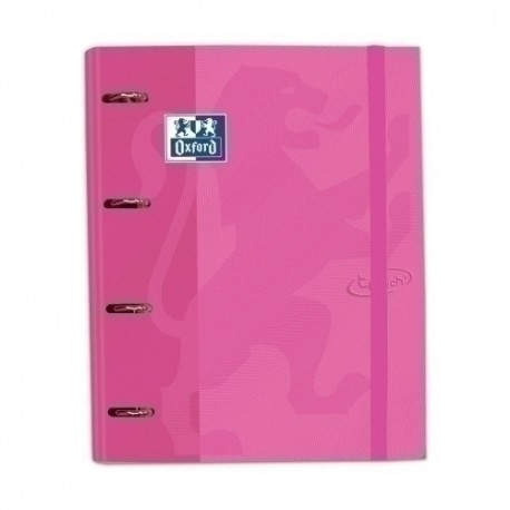 CARPEBLOC OXFORD A4 4AN.100 Hj FUCSIA - Pack de 4 unidades