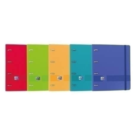 CARPEBLOC OXFORD A4 4AN.100 Hj COL.(5) - Pack de 10 unidades