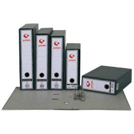 FUNDA ARCHIVADOR JASPEADO NEGRO 1/4 APAISADO LOMO ANCHO 288X215X82 GRAFOPLAS 7150000