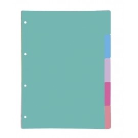 SEPARADORES OXFORD CARTULINA A4 5 ps.