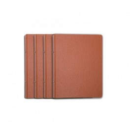 CARPETA ANILLAS REDONDAS CARTON GOFRADO FOLIO NATURAL 4-A-40 MM. Nº 12 CUERO REDONDA  MARIOLA 0184N