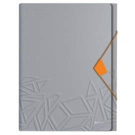 CLASIF.ACORD.LEITZ PP A4 6 SEP.GRIS - Pack de 5 unidades
