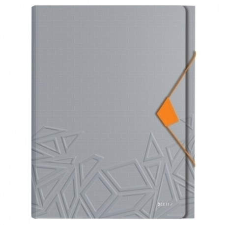 CLASIF.ACORD.LEITZ PP A4 6 SEP.GRIS - Pack de 5 unidades