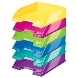 BANDEJA SOBREMESA LEITZ WOW SURTIDO - Pack de 10 unidades