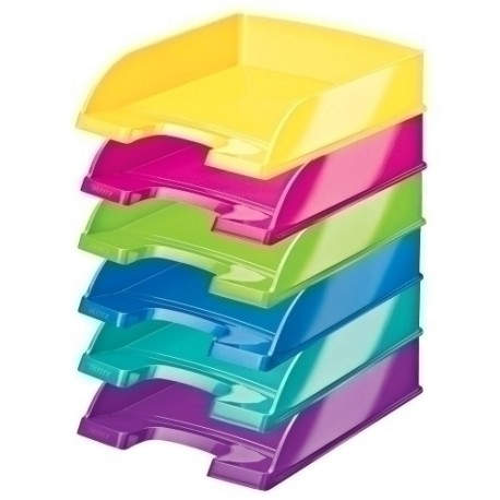 BANDEJA SOBREMESA LEITZ WOW SURTIDO - Pack de 10 unidades