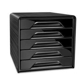 MODULO CEP ESTANDAR 5 CAJONES NEGRO