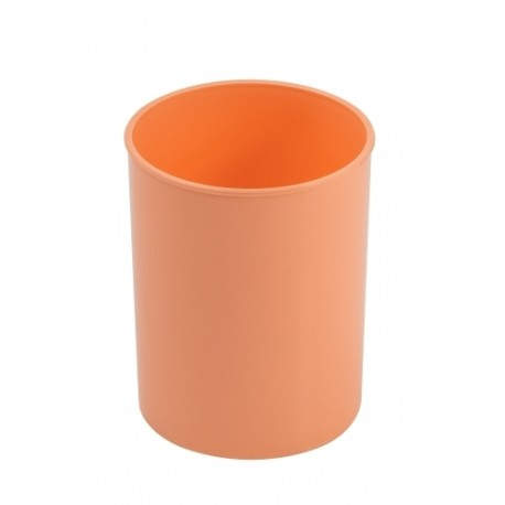 CUBILETE FAIBO PLASTICO PASTEL NARANJA