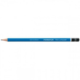 LAPIZ GRAFITO MARS LUMOGRAPH 100, GRAD. 9H STAEDTLER 100-9H