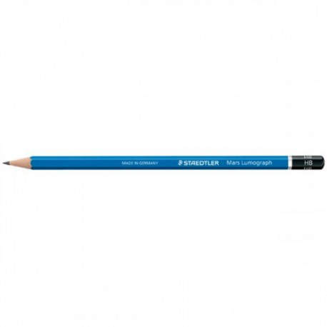 LAPIZ GRAFITO MARS LUMOGRAPH 100, GRAD. 9H STAEDTLER 100-9H