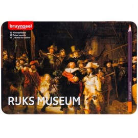 TALENS BRUYNZEEL CAJA 50 LÁPICES DE COLOR LA RONDA DE NOCHE SURTIDOS -ESTUCHE METÁLICO-