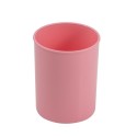 CUBILETE FAIBO PLASTICO PASTEL ROSA