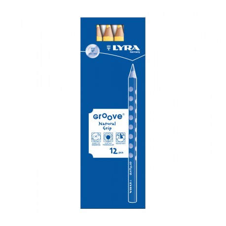 C.12 LAPICES LYRA GROOVE 3810304 AM FLUO