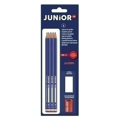 LAPIZ ALPINO JUNIOR - HB blister 6