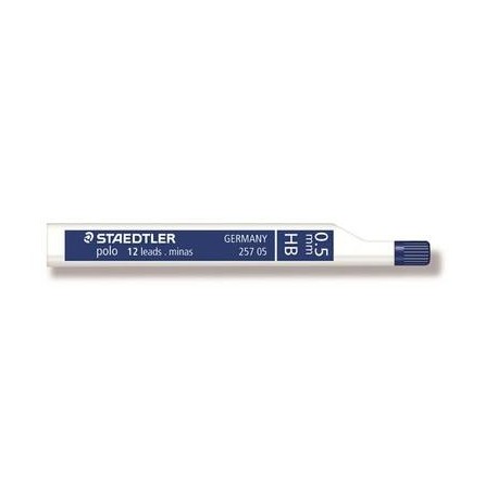EST. 12 MINAS STAEDTLER POLO 0.5MM HB 25705-HB Pack de 12 unidades