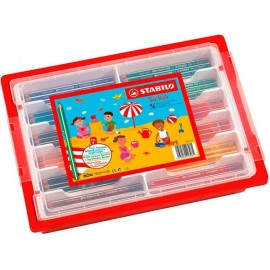 ESTUCHE 96 COLORES STABILO TRIO 203/96 SURTIDO