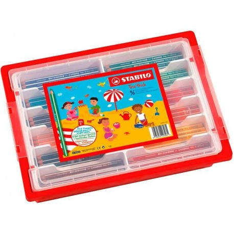 ESTUCHE 96 COLORES STABILO TRIO 203/96 SURTIDO