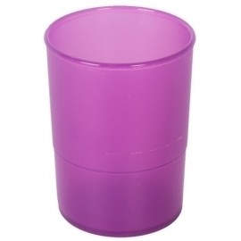 PORTA LAPICES PLASTICO REDONDO TR. MALVA