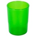 PORTA LAPICES PLASTICO REDONDO TR. VERDE