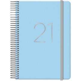 AGENDA GLOSS DÍA PÁGINA 12,5 X 18 CM AZUL DOHE 12572