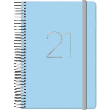 AGENDA GLOSS DÍA PÁGINA 12,5 X 18 CM AZUL DOHE 12572