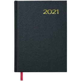 AGENDA SINTEX DÍA PÁGINA 14 X 20 CM. COLOR NEGRO DOHE 11399