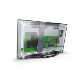 Philips 24HFL3014P/12 Televisor 61 cm (24'') HD Negro, Transparente