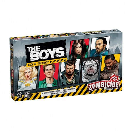 Juego de mesa zombicide 2e: the boys pack 2 the boys edad recomendada 14 años