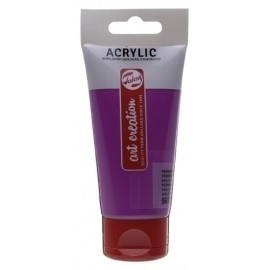 PINTURA ACRIL.TALENS 75 ml VIOLETA - Pack de 3 unidades